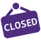 Icon of Closed sign