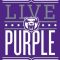Icon of UCA Bear head and Live Purple text