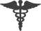Icon of caduceus, the traditional symbol of medicine